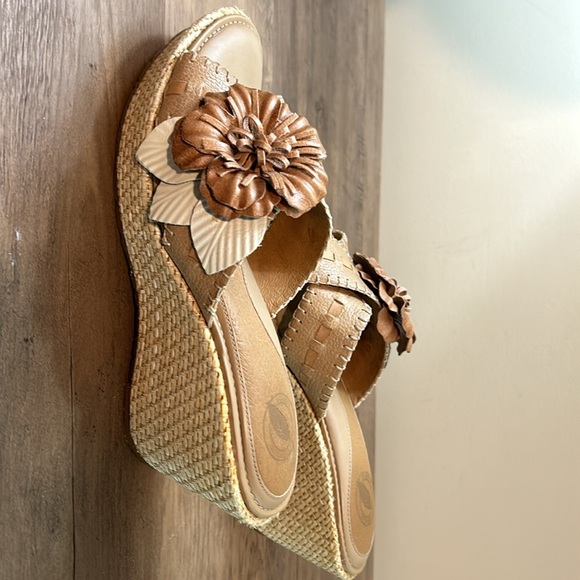 NURTURE WEDGE SANDALS SLIDES WOMENS SHOES SIZE 7.5 MYRTLE G8 - Picture 6 of 9